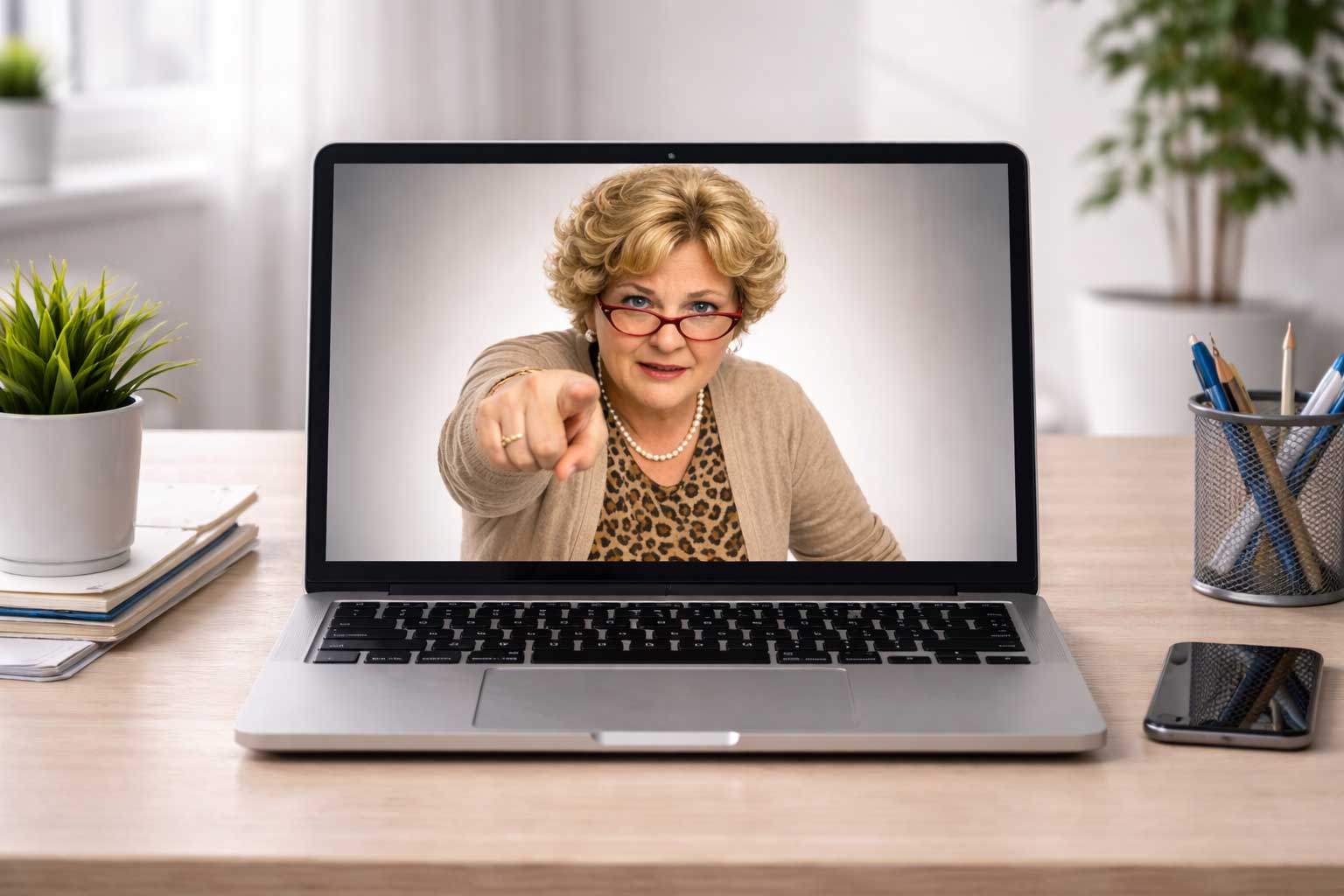 Gerda houdt je in de gaten